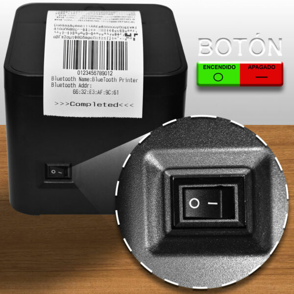 Impresora Térmica 58mm USB y Bluetooth - Image 5