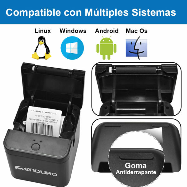 Impresora Térmica 58mm USB y Bluetooth - Image 6