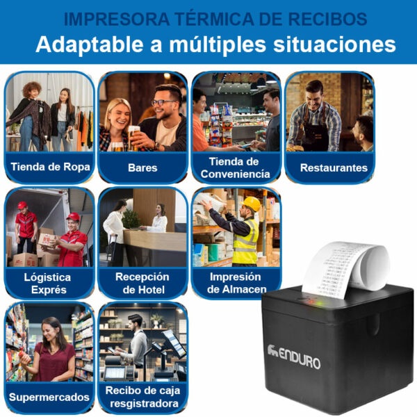 Impresora Térmica 58mm USB y Bluetooth - Image 9