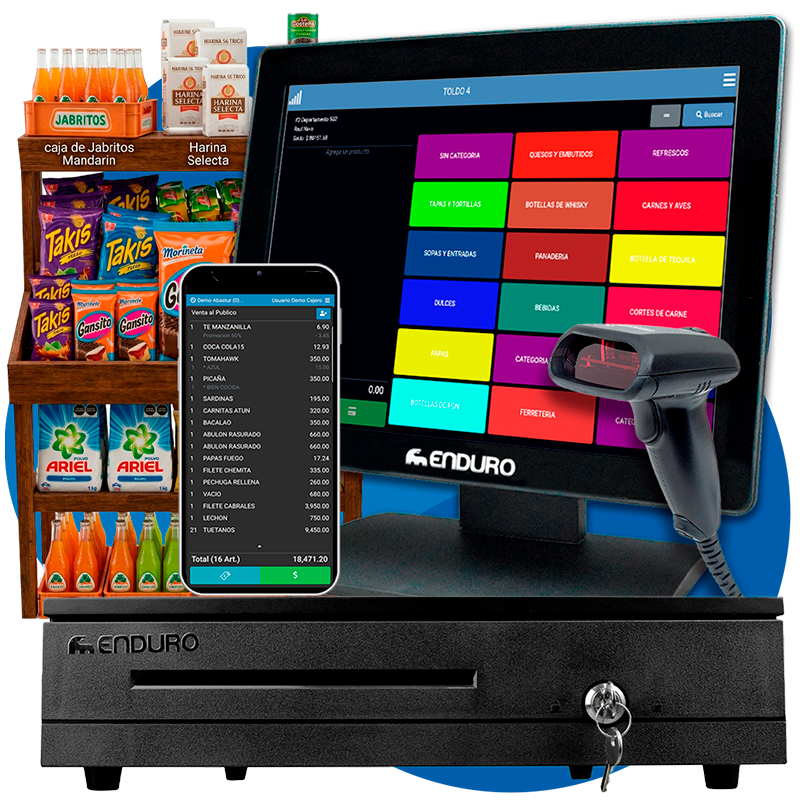 Punto de venta para tienda de abarrotes