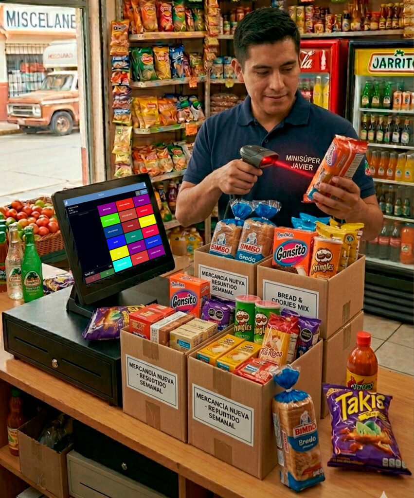 Punto de venta para tienda de abarrotes